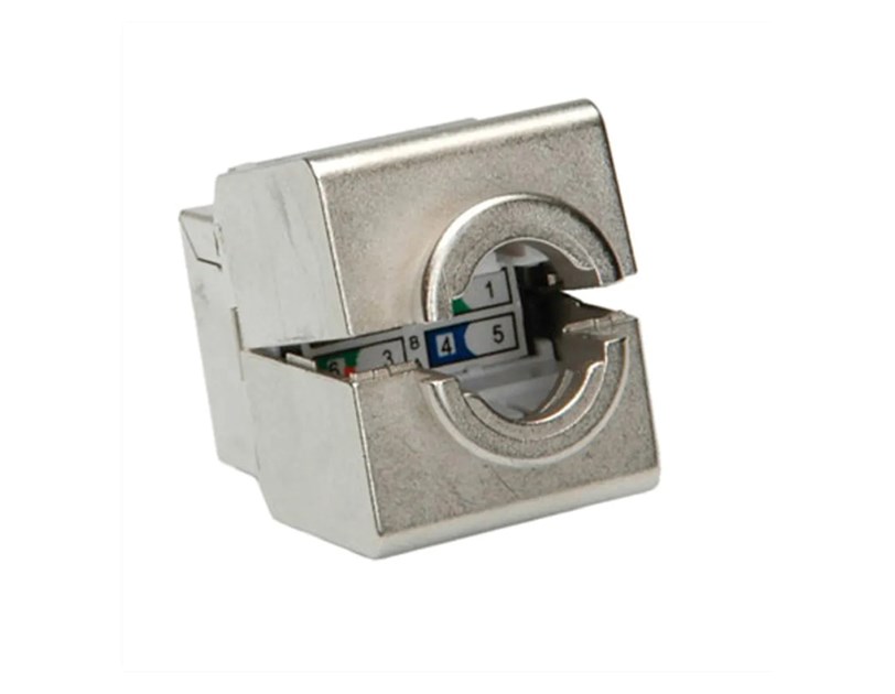 Roline RJ45 Keystone konektor Cat.6/Class E, STP (tool-free), srebrni