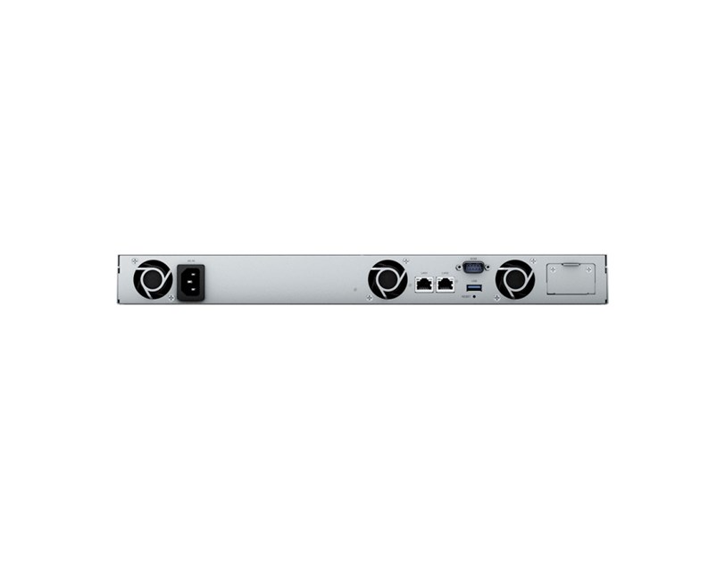 Synology RS822RP+ Rackstation 4-bay NAS server, 2.5"/3.5" HDD/SSD podrška, 2GB DDR3, 4×G-LAN/2×USB3.2/eSATA, Wake on LAN/WAN, Redundant Power Supply