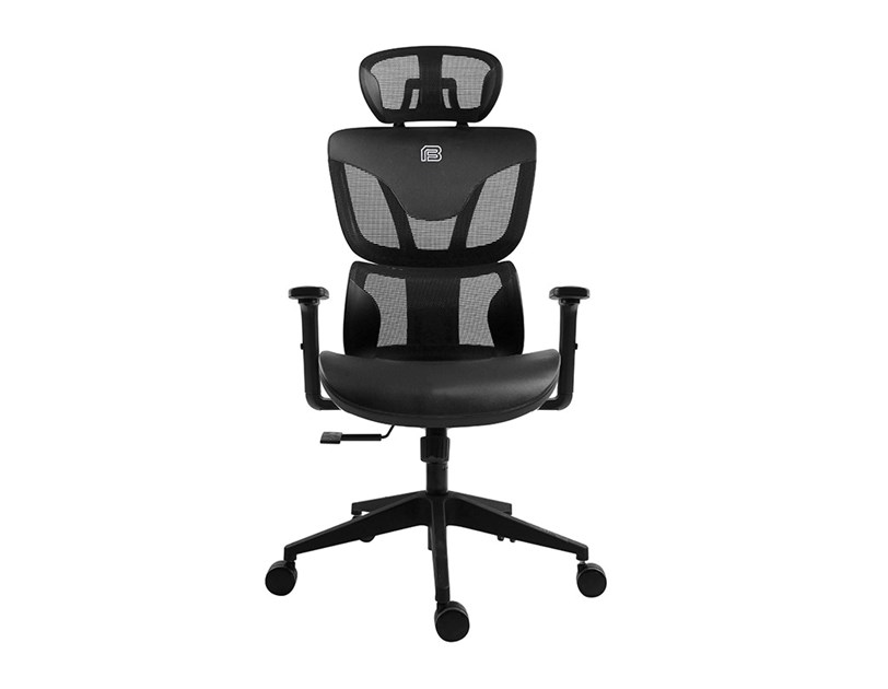 Bit Force COZY LM-2D uredska stolica, PU koža, 2D naslon za ruke, nosivost 140kg, crna