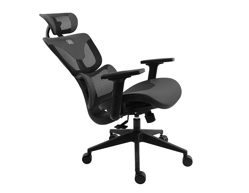 Bit Force COZY LM-2D uredska stolica, PU koža, 2D naslon za ruke, nosivost 140kg, crna