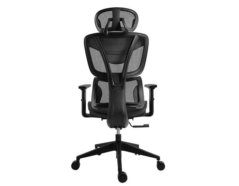 Bit Force COZY LM-2D uredska stolica, PU koža, 2D naslon za ruke, nosivost 140kg, crno/siva