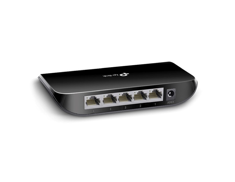 TP-Link 5-port Gigabit Desktop preklopnik (Switch), 5×10/100/1000M RJ45 ports, plastično kućište