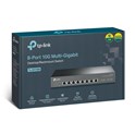 TP-Link 8-Port Multi-gigabit 10G preklopnik (Switch), 8×10G, desktop/rackmount 13" kućište