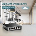 TP-Link 5-port Desktop preklopnik (Switch), 5×10/100M RJ45 ports + 4 PoE ports, metalno kućište (58W)