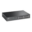 TP-Link 16-port Gigabit Easy Smart Desktop/Rackmount PoE+ preklopnik (Switch), 16×10/100/1000M RJ45 ports, 8×PoE+ ports, metalno kućište