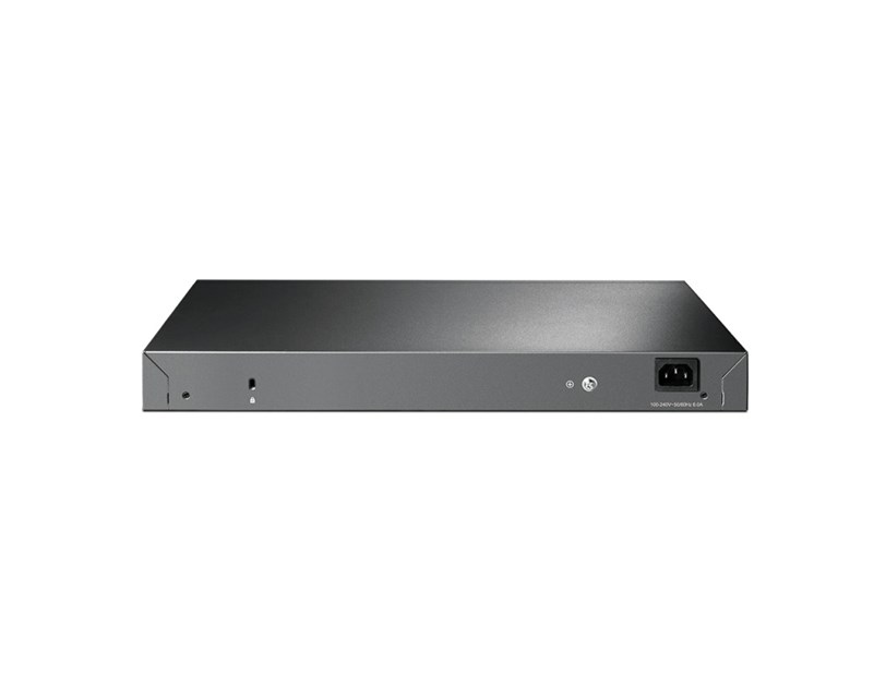 TP-Link Omada JetStream 48-port Gigabit L2 Smart PoE+ preklopnik, 48×10/100/1000 RJ45 ports, 4×SFP Gigabit, 1×RJ45 console port, 1×microUSB, 1U 19" rack-mount (385W)