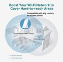 TP-Link AC750 bežični pojačivač dometa (Range Extender), Dual Band 433Mbps(5GHz)/300Mbps(2.4GHz), 802.11ac/a/b/g/n, 3× interna antena