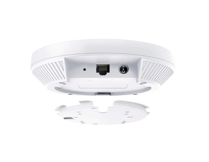TP-Link Omada AX1800 bežična pristupna točka zidna/stropna Dual-Band Wi-Fi 6 (AP) 574Mbps/1201Mbps (2.4GHz/5GHz), 802.11ax/ac/n/g/b/a, 1×G-LAN, podrška za PoE, 4×interna antena