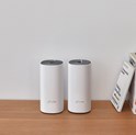 TP-Link AC1200 Deco E4 (2 pack) Mesh Wi-Fi, Dual-Band 300Mbps/867Mbps (2.4GHz/5GHz), 2×LAN, 2×interna antena, Deco App