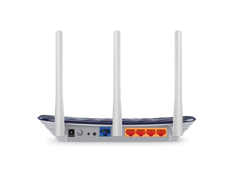 TP-Link AC750 Archer C20 bežični usmjerivač (Dual-Band Router) 300Mbps/433Mbps (2.4GHz/5GHz), 802.11a/b/g/n/ac, 1×WAN, 4×LAN, WPS, 3×fiksna antena