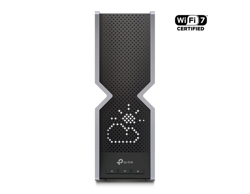 TP-Link BE1900 bežični usmjerivač (Tri-Band Router Wi-Fi 7), 1376Mbps/5760Mbps/11520Mbps (2.4GHz/5GHz/6GHz), 4×4 MU-MIMO, 802.11be, 1×10G WLAN , 4×2.5G LAN, 1×10G SFP+/RJ4, USB3.0, 8×antene