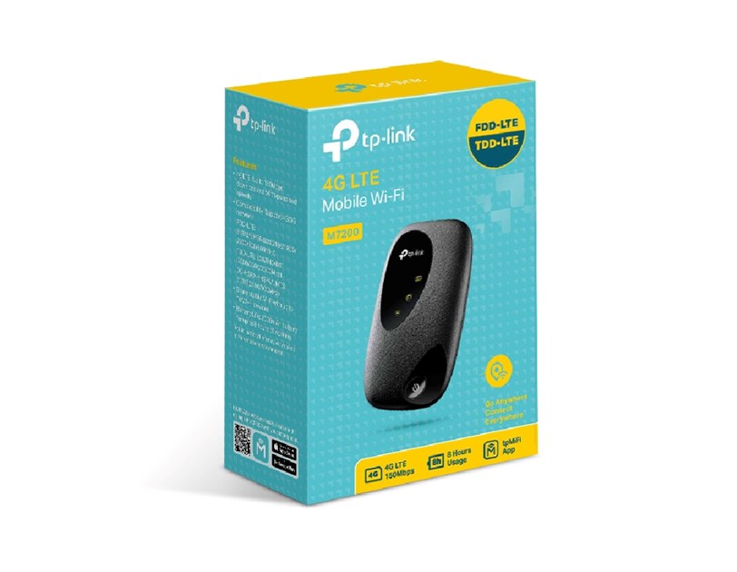 TP-Link 4G Mobile Router 150Mbps (2.4GHz) Wi-Fi, interni 4G modem, LTE+HSPA, utor za SIM karticu, 2000mAh punjiva baterija