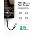 UGREEN adapter USB-C na 3.5mm, 10cm
