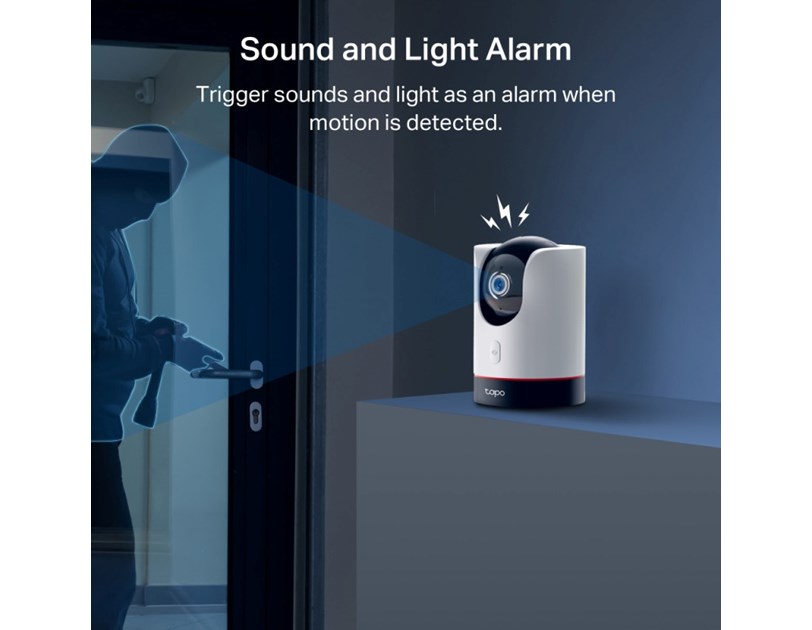 TP-Link Tapo C225 AI kamera 2K QHD 4MP, H.264, 360°/114° Pan/Tilt, Enhanced Night Vision, microSD, dvosmjerni audio, AI detekcija pokreta, Wi-Fi, Tapo app