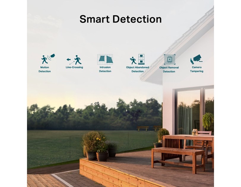 TP-Link VIGI C340 Full color kamera 2K 4MP, H.265+, 6mm leća, RJ45, PoE/12V DC, Night Vision, microSD, dvosmjerni audio, detekcija pokreta, vodootporna IP67, VIGI app