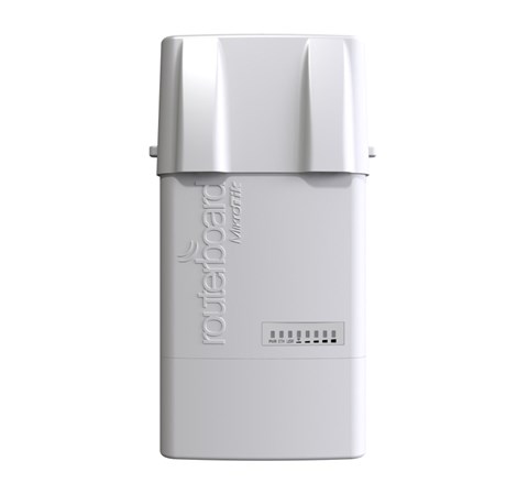 Mikrotik RB912UAG-5HPnD-OUT, BaseBox 5, 600Mhz CPU, 64MB RAM, 1xG-LAN, USB, miniPCIe, 5Ghz 802.11a/n 2x2 chain, 2× RP-SMA, RouterOS L4, vanjsko kućište, POE, PSU