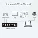 TP-Link LiteWave 5-Port Gigabit Desktop preklopnik (Switch), 5×10/100/1000 RJ45 Ports, metalno kučište