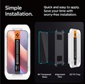 Spigen Glass tR EZ Fit (Privacy) 2 Pack, transparency - iPhone 16 Pro Max (AGL07908)