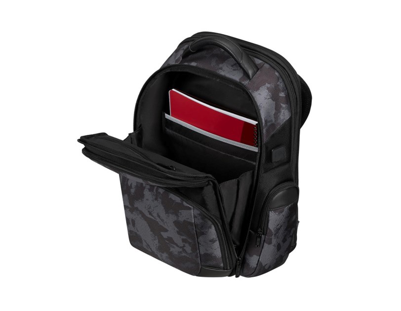Samsonite ruksak Pro-DLX 6 za prijenosnike do 15.6", 21/26 L, kameno sivi