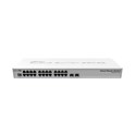 Mikrotik Cloud Router Switch CRS326-24G-2S+RM, 800 MHz CPU, 512MB RAM, 24xG-LAN, 2xSFP+ cage, RouterOS L5 or SwitchOS (dual boot), 1U rackmount kućište, PSU
