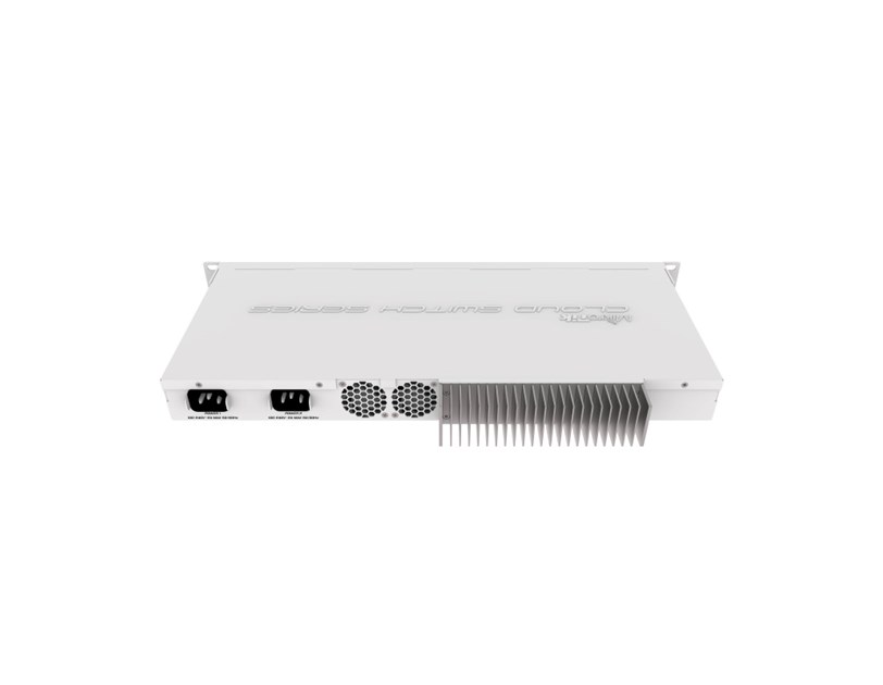 Mikrotik Cloud Router Switch CRS317-1G-16S+RM, 800MHz CPU, 1GB RAM, 1xG-LAN, 16xSFP+, RouterOS L6 or SwitchOS (dual boot), 1U rackmount, Dual redundant PSU