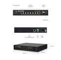 Ubiquiti EdgeMax Managed 8-port Gigabit PoE Switch, 2×SFP, 150W (ES-8-150W)