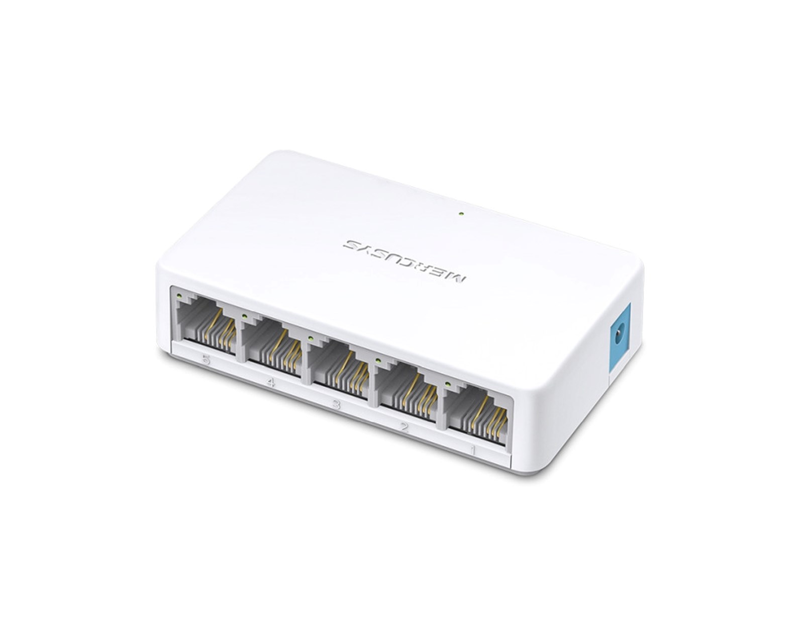 Mercusys 5-port mini Desktop preklopnik (Switch), 5×10/100M RJ45 ports, plastično kućište