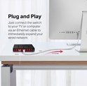 Mercusys 8-port Gigabit mini Desktop preklopnik (Switch), 8×10/100/1000M RJ45 ports, plastično kućište