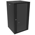 Canovate 21U 600x450x1022 SINGLE zidni ormar s bočnim stranama koje se mogu otvoriti izvana, crni (WS3O-9-216DF)
