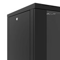 Canovate 21U 600x600x1022 SINGLE zidni ormar s bočnim stranama koje se mogu otvoriti izvana, crni (WS3O-9-2166F)