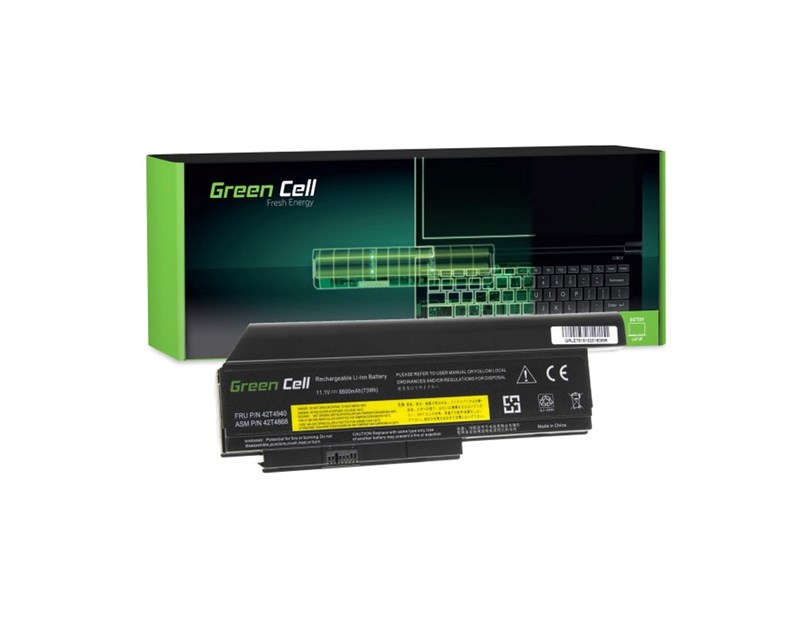 Green Cell (LE41) baterija 6600 mAh,10.8V (11.1V) 42T4940 42T4868 za Lenovo ThinkPad X220 X220i X220s 6600 mAh
