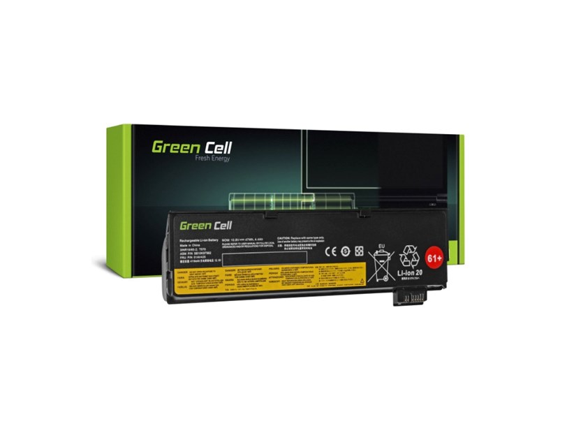 Green Cell (LE95) baterija 4400 mAh,10.8V (11.1V) za Lenovo ThinkPad T470 T570 A475 P51S T25