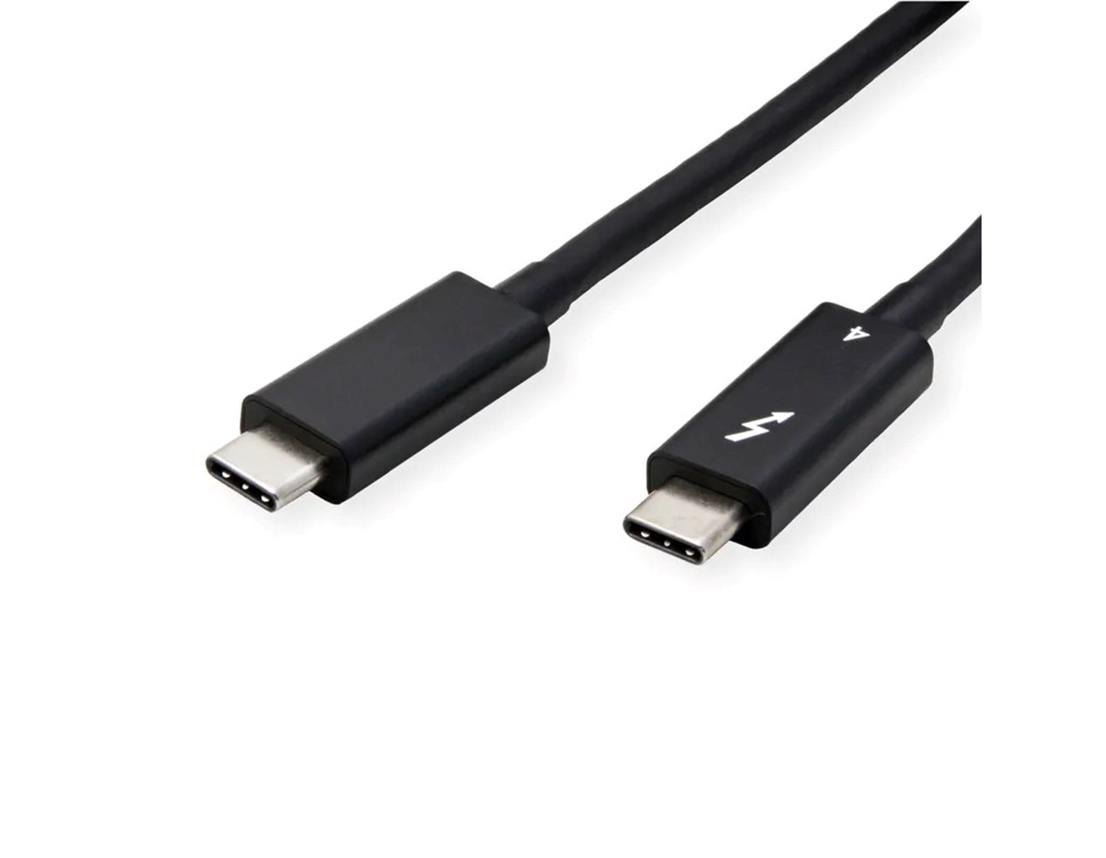 Roline USB-C Thunderbolt 4 kabel, 40Gbit/s, 100W, C-C, M/M, 2.0m, crni