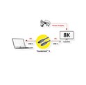 Roline USB-C Thunderbolt 4 kabel, 40Gbit/s, 100W, C-C, M/M, 2.0m, crni