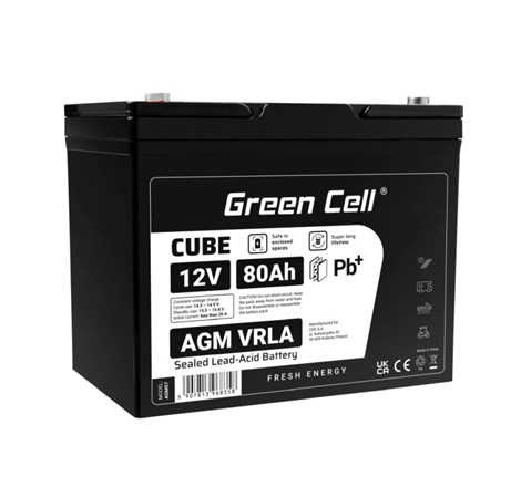 Green Cell (AGM57) baterija 12V/80Ah