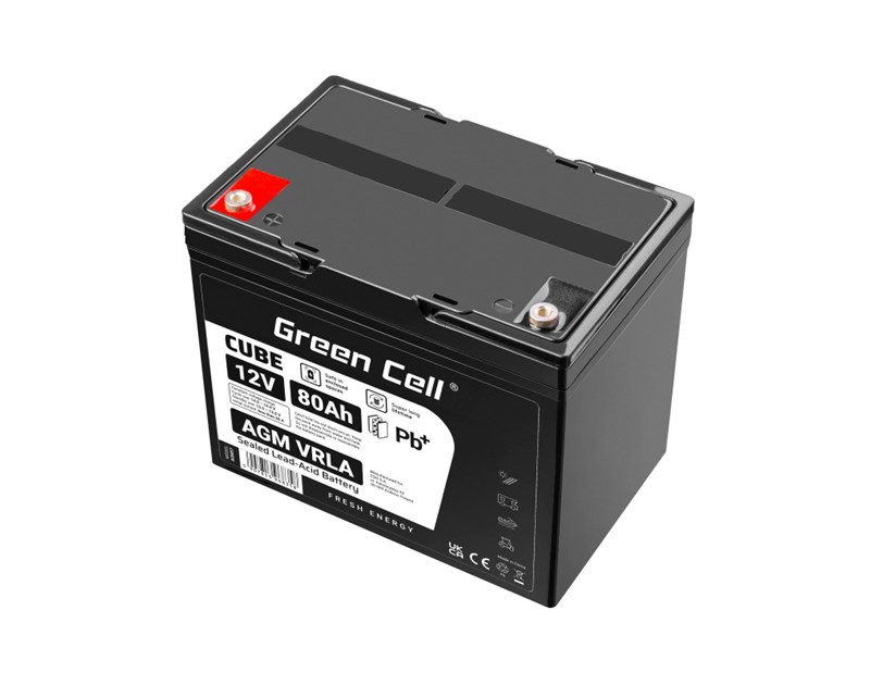 Green Cell (AGM57) baterija 12V/80Ah
