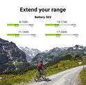 Green Cell (EBIKE24STD) baterija za El. bicikl & punjač 36V 15,6Ah 562Wh