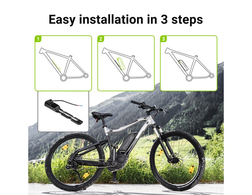 Green Cell (EBIKE24STD) baterija za El. bicikl & punjač 36V 15,6Ah 562Wh