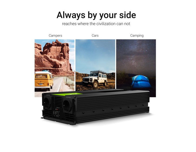 Green Cell strujni inverter 24V na 230V, 2000W/4000W (INV26)