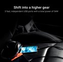 Green Cell auto punjač 54W PowerRide (CADGC01), 3xUSB-A, ultra charge