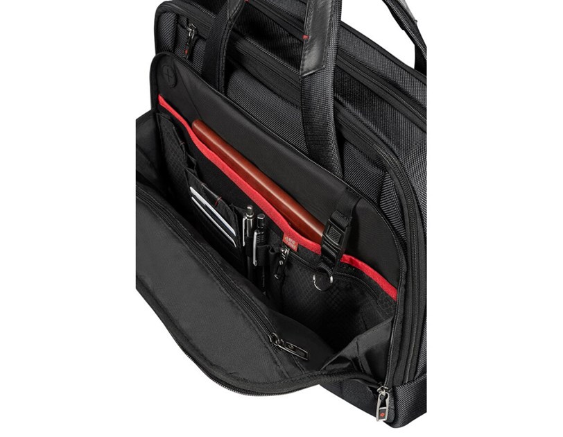 Samsonite torba PRO-DLX 5 za prijenosnike do 15.6", 17/23 L, crna