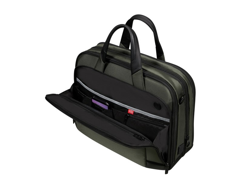 Samsonite torba Pro-DLX 6 za prijenosnike do 15.6", 16/23 L, zelena