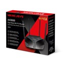 Mercusys MR80X AX3000 bežični usmjerivač (Dual-Band WiFi 6 Router) 574Mbps/2402Mbps (2.4GHz/5GHz), 802.11ax/ac/a/b/g/n, 3×G-LAN, 1×G-WAN, 4×5 dBi fiksne omni-direkcione antene