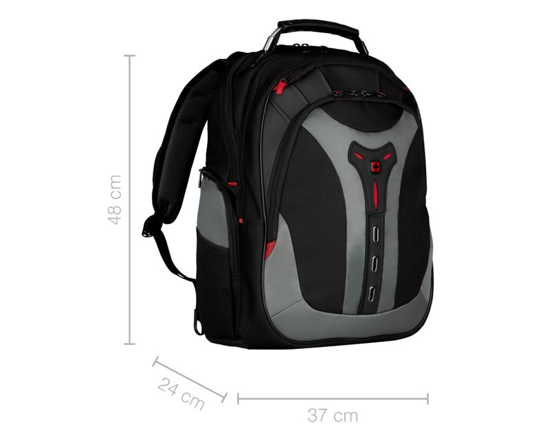 Wenger ruksak Pegasus za prijenosnike do 17", crno-sivi
