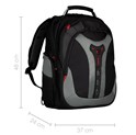 Wenger ruksak Pegasus za prijenosnike do 17", crno-sivi