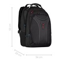 Wenger ruksak Carbon za prijenosnike do 17", crni