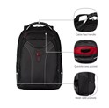 Wenger ruksak Carbon za prijenosnike do 17", crni