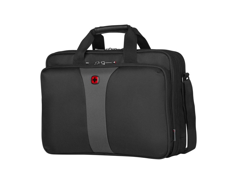 Wenger torba Legacy Double za prijenosnike do 16", crno-siva