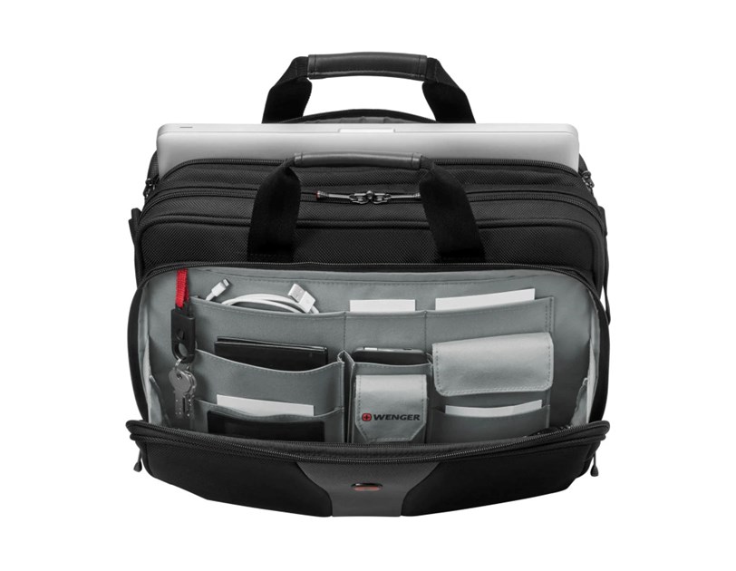 Wenger torba Legacy Double za prijenosnike do 16", crno-siva