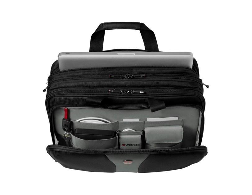 Wenger torba Legacy Triple za prijenosnike do 17", crna